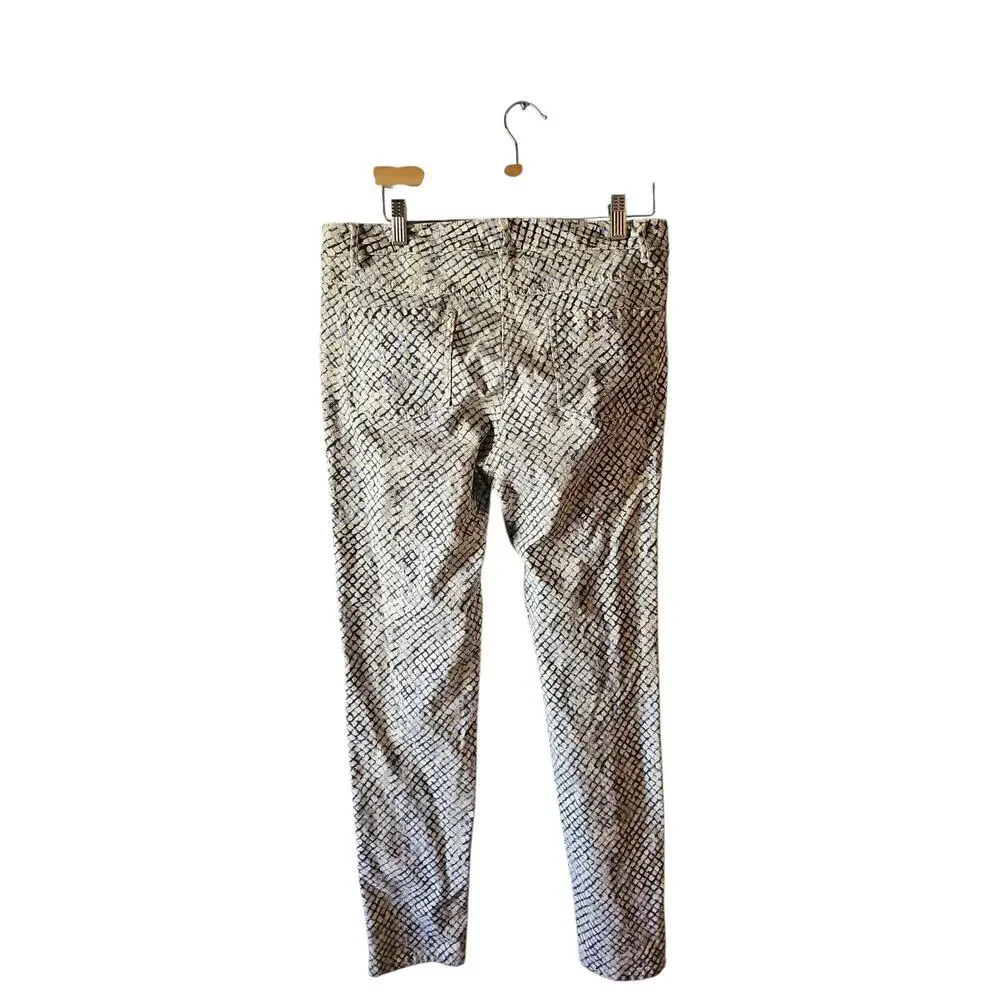 J.McLaughlin Lexi Skinny Jeans Snakeskin Print Women's Size 8 WP213
